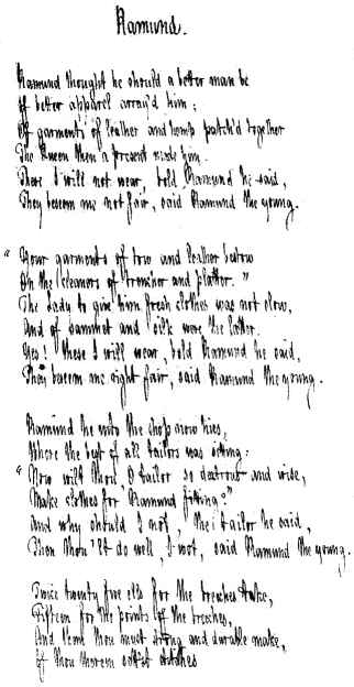 Manuscript of Ramund