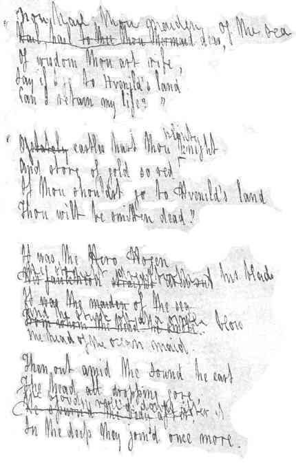 Manuscript of Grimhild’s Vengeance: Song the
First—1854