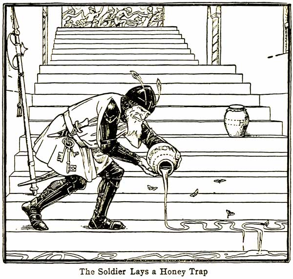 The Soldier Lays a Honey Trap