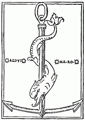 Aldus Mantius'  printer's mark