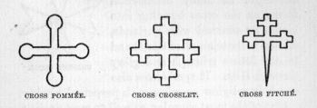 Cross pomme.  Cross crosslet.  Cross fitch.