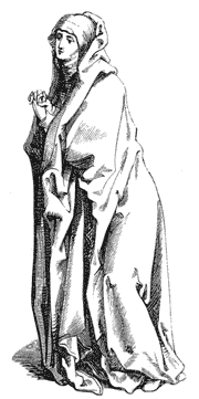 Fig. 233.—St. Anne, after Dürer.