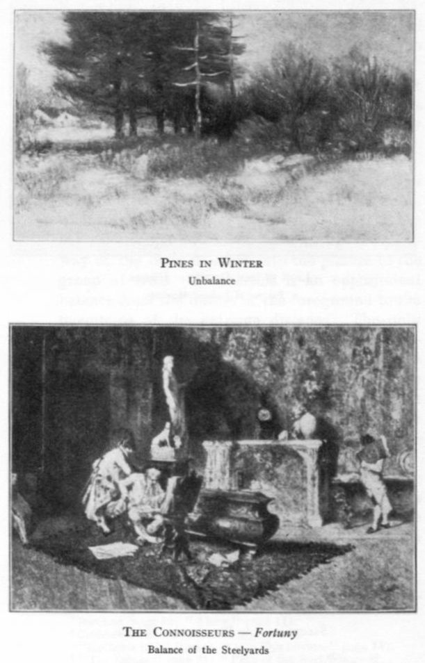 Pines in Winter (Unbalance); The Connoisseurs--Fortuny (Balance of the Steelyards)
