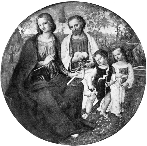 Fig. 1. The Holy Family. Pintoricchio. Academy, Siena