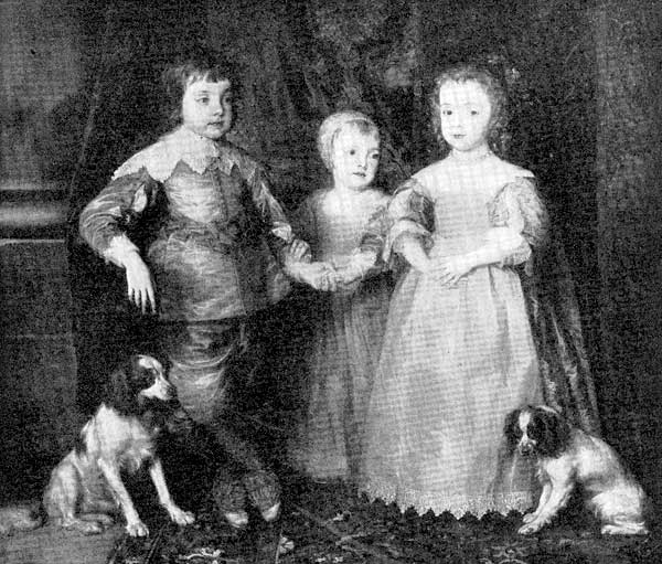 Fig. 21. Children of Charles I. Van Dyck. Dresden Gallery