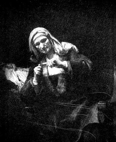 Fig. 25. The Old Woman Cutting Her Nails. Rembrandt.
Courtesy of the Metropolitan Museum of Art, New York City