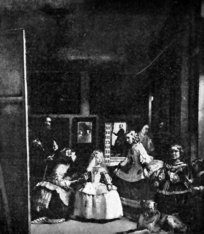 Fig. 36. The Maids of Honor. Velasquez. Madrid Gallery,
Spain