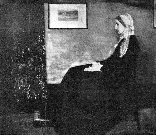 Fig. 44. Whistler's Mother. Whistler. Luxembourg,
Paris
