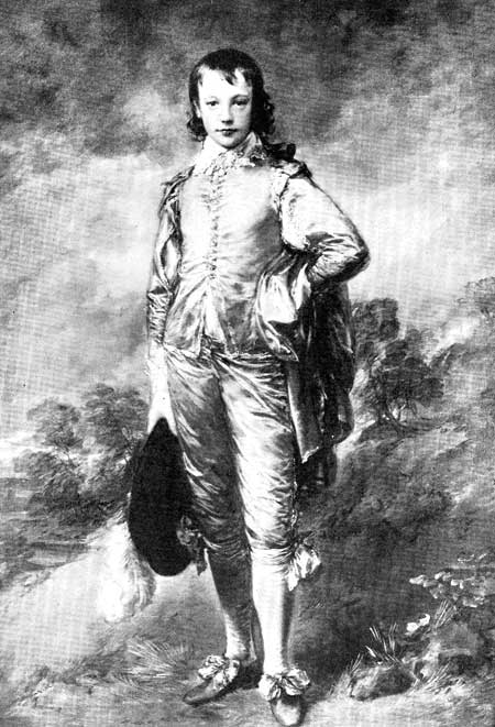 Fig. 46. The Blue Boy. Gainsborough. Private Gallery,
Henry Huntington, Los Angeles, California