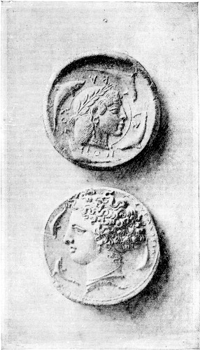 Plate II.—The Arethusa of Syracuse.