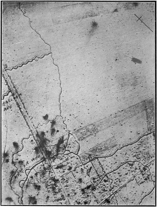 Aeroplane map Vimy Ridge