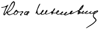 Signatur Rosa Luxemburg