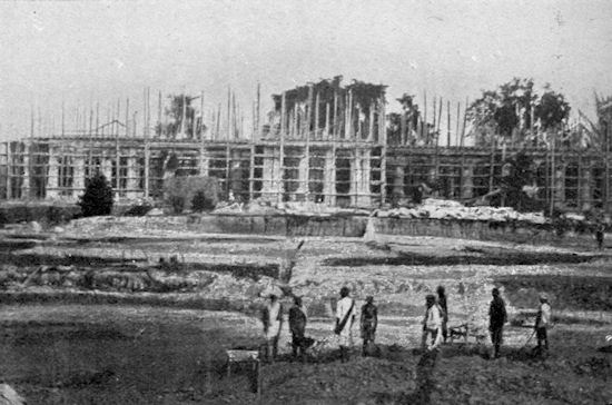 Government House under construction