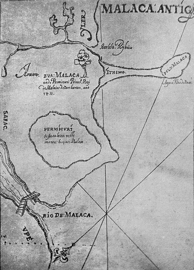 Map of Malacca