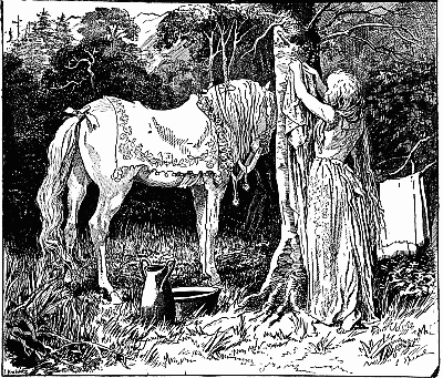 ILLUSTRATION FROM "THE RED FAIRY BOOK" BY L. SPEED (LONGMANS, GREEN AND CO. 1895)