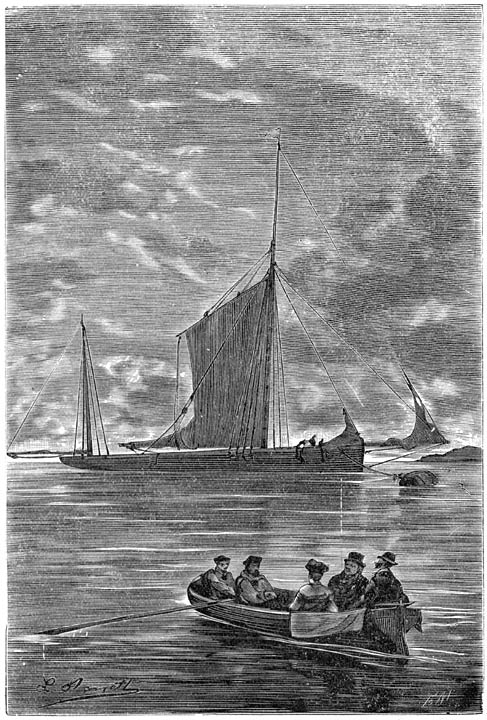 De Clorinda, een bevallig vaartuig. (bladz. 133).