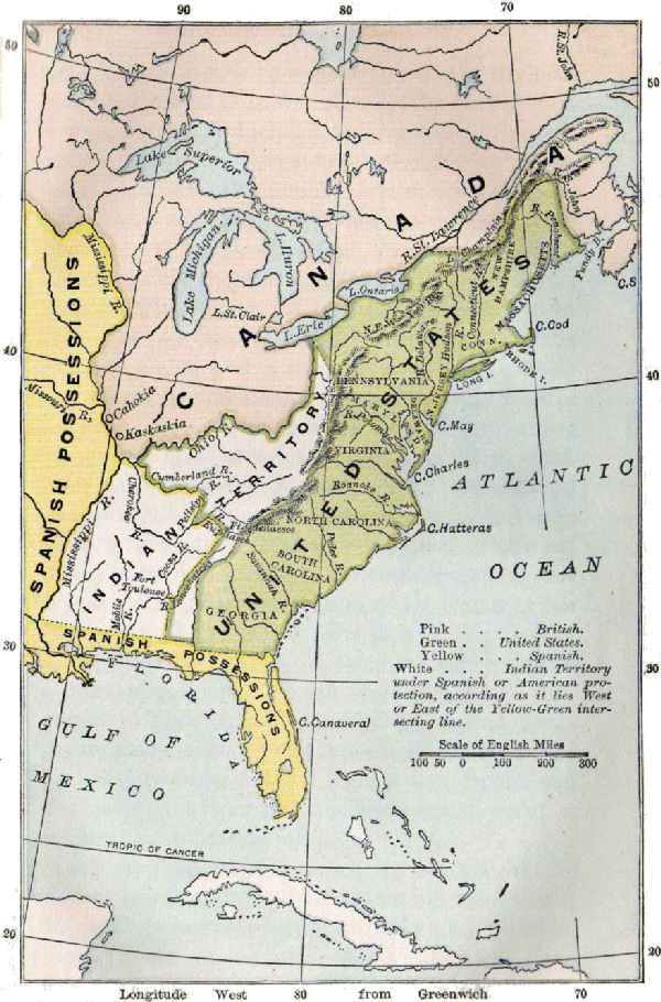 MAP OF NORTH AMERICA
