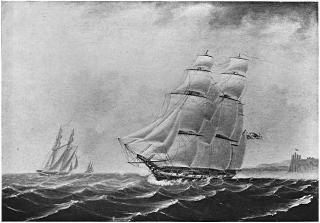 Painting of H.M.S. Apelles.