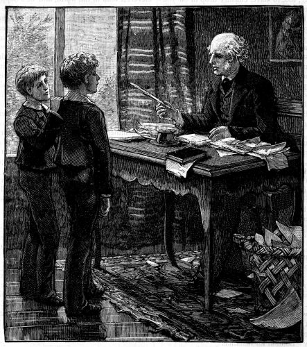 Illustration: Mr. Rivers had summoned both boys to his study
