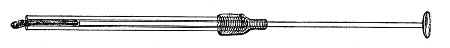 Fig. 181.—Glass tube syringe for subcutaneous "solid"
inoculation.