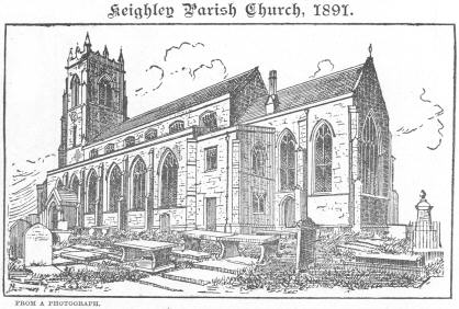 Keighley Parish Church, 1891