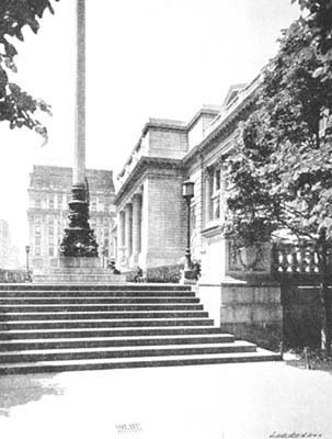 TERRACE IN FRONT OF LIBRARY
Looking South