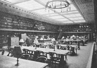 ONE OF THE SPECIAL READING ROOMS
(Genealogy and Local History)