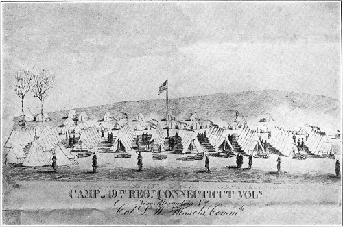 The first encampment in Virginia