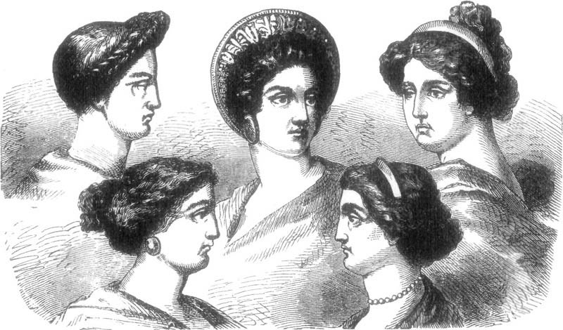 Hairstyles in ancient Greece also changed over time.