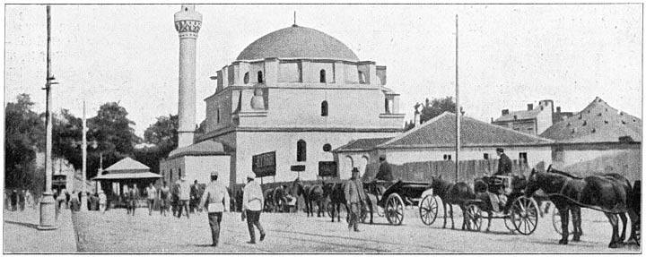 De moskee te Sofia.