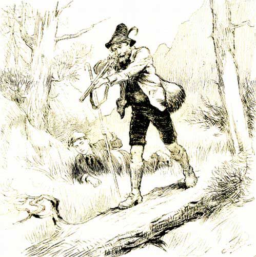 WATTY AND HIS FATHER HUNTING.