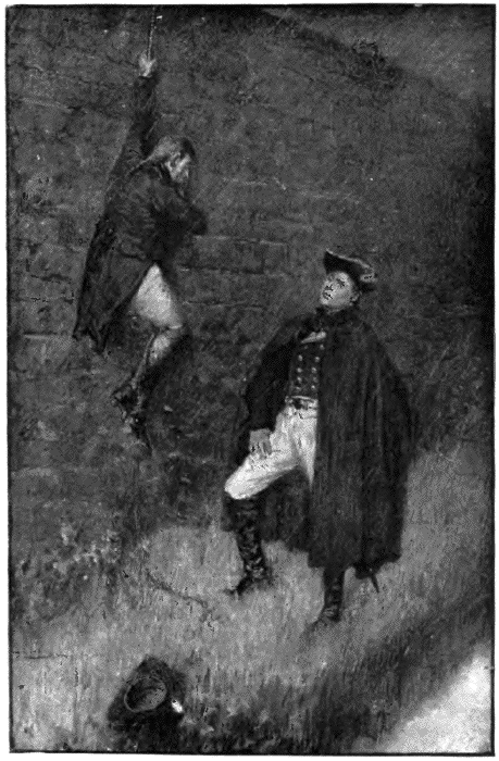 “HE WAS JUST IN TIME TO SEE LUCIEN ALIGHT” Illustration: “HE WAS JUST IN TIME TO SEE LUCIEN ALIGHT”