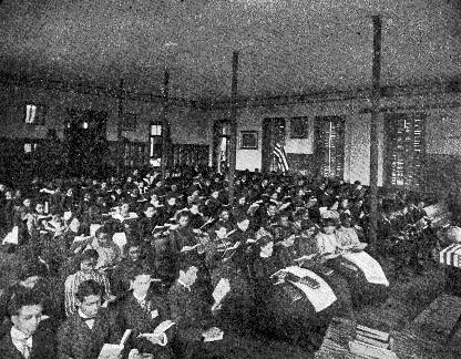 NORMAL CLASS OF 1900, IN CHAPEL.