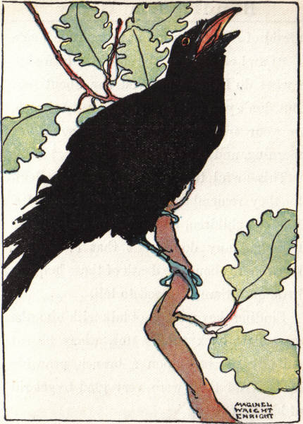 "Caw! Caw! Caw! What do I
care?"