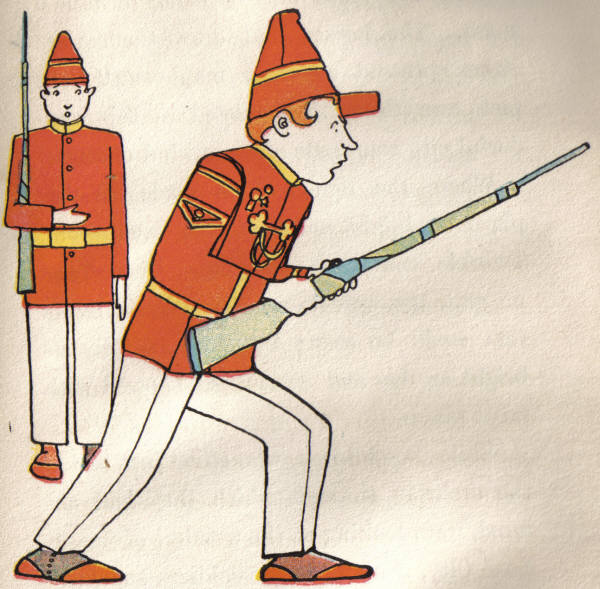 "Surrender!" said the
Captain