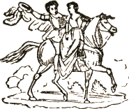 man and woman on one horse
