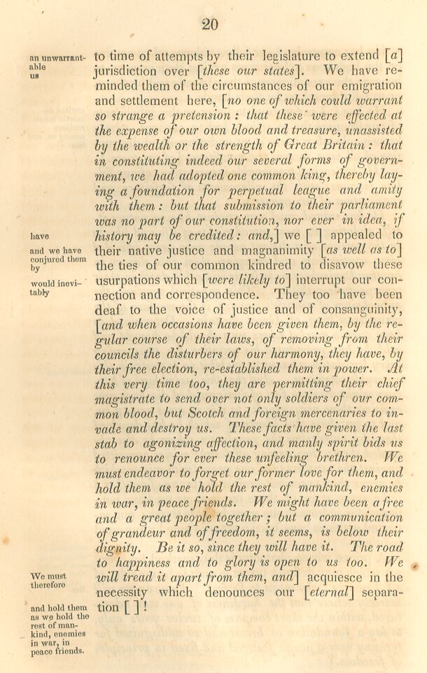 Draft of Declaration Of Independence, Page020 