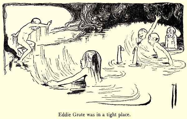 Eddie Grote was in a tight place.