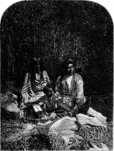 INDIANS NEAR FLAMING GORGE (SAI-AR AND FAMILY).