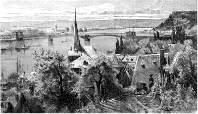 VIEW OF COBLENZ FROM PFAFFENDORF.