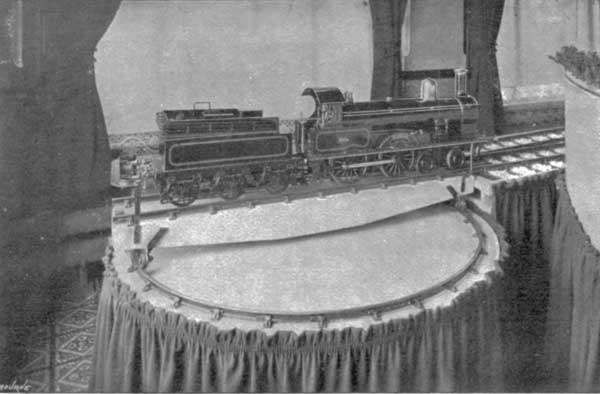 TURNTABLE FOR THE ENGINE AND TENDER.