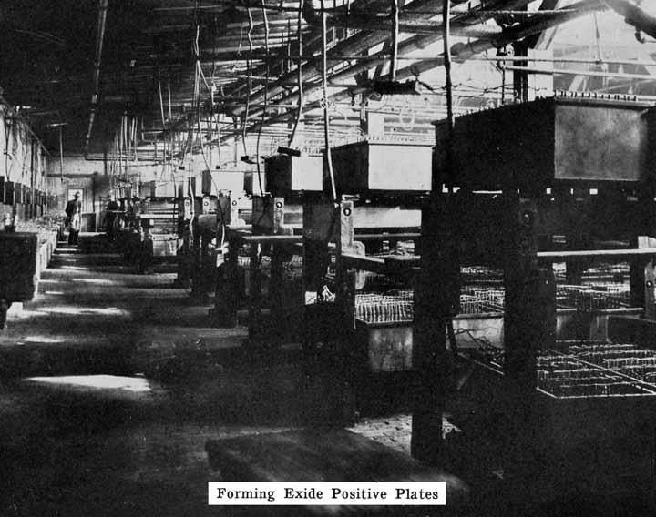 Photo: Forming Exide Positive Plates