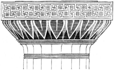 Decorative capital of a column