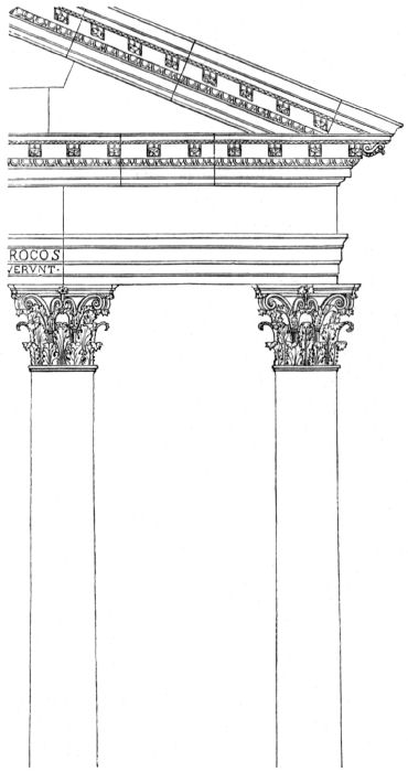 Showing decorative capitals