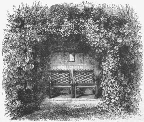 ROGERS' SEAT IN THE DUTCH GARDEN, HOLLAND HOUSE.