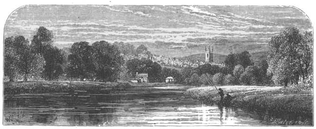 TOTNES, FROM THE RIVER.
