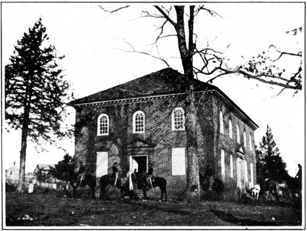The Old Church from a war-time Photograph