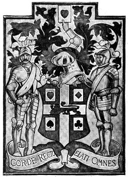 THE ARMS OF THE WORSHIPFUL COMPANY OF MAKERS OF PLAYING
CARDS, 1629.