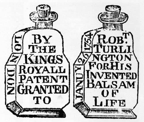 Turlington's Balsam of Life bottles