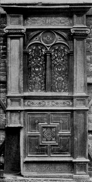 Plate 44.—Panelling from Sizergh Castle, now in
Victoria and Albert Museum.